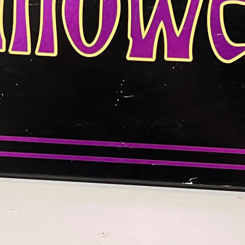 Spirit Halloween Nightmare Before Christmas‎ Halloween Town Sign Black Purple